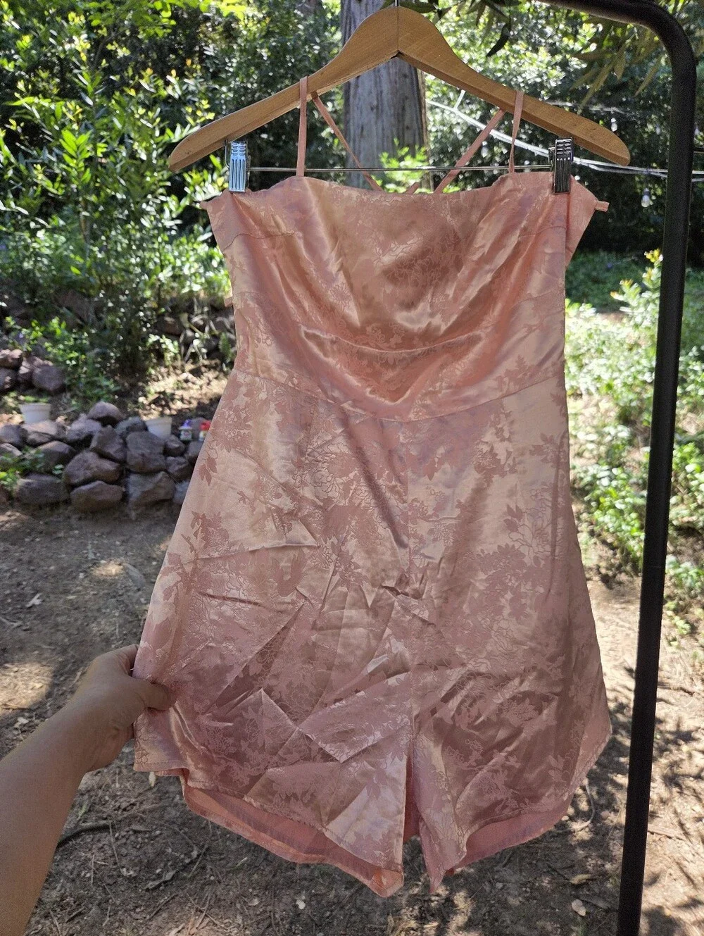 Princess Polly NWT Satin Pink‎ Romper Size 10